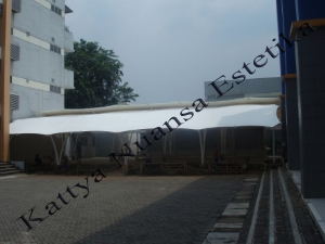 Tenda Membrane Carport | Kanopi | BPK Penabur Serpong