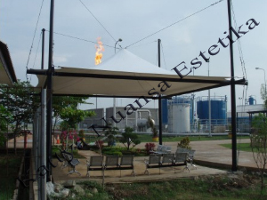Tenda-Membrane Single Cone | Kanopi | Pertamina